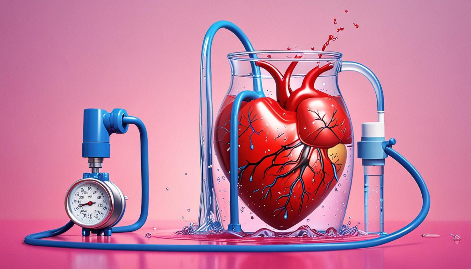 Hydration and cardiovascular health: The impact of water intake on blood pressure and heart health