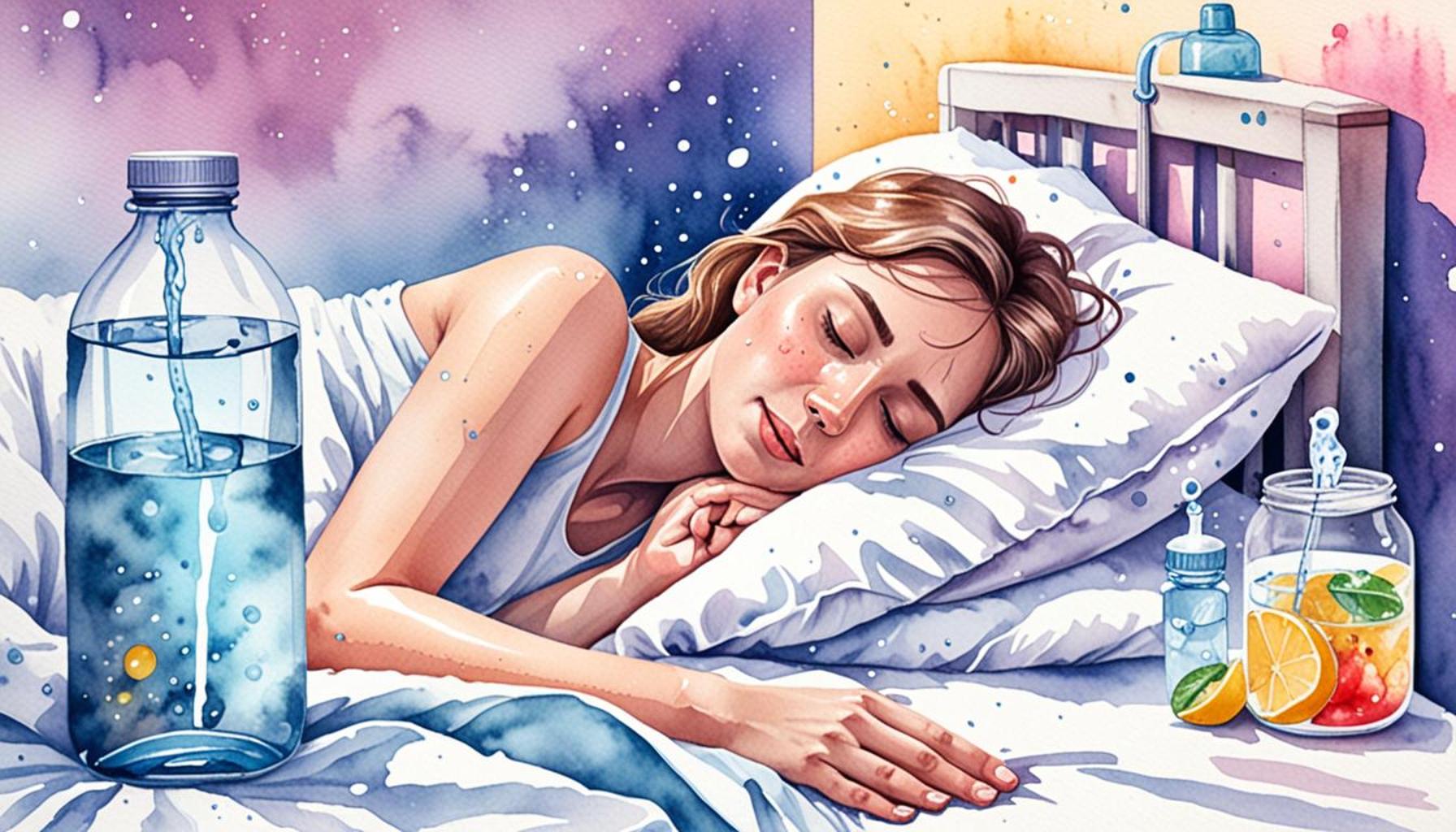 How hydration can influence sleep quality and overall well-being