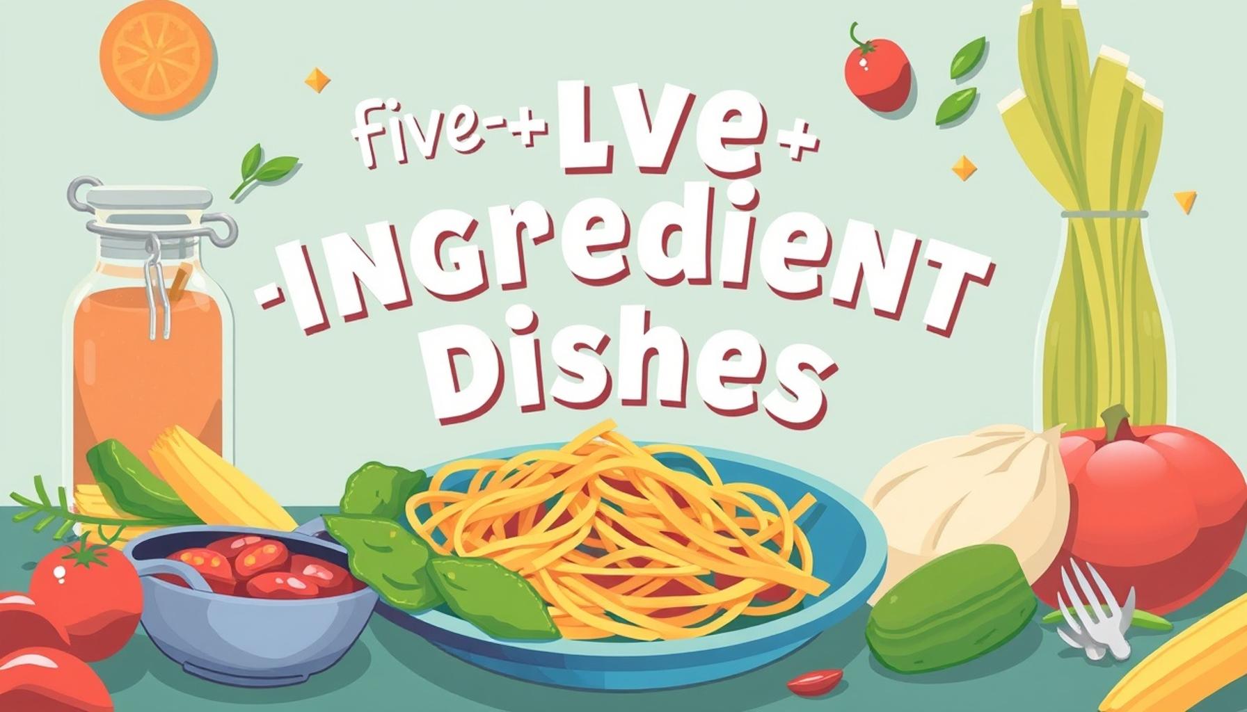 Five-Ingredient Dishes: Creating Delicious Meals with Minimal Effort