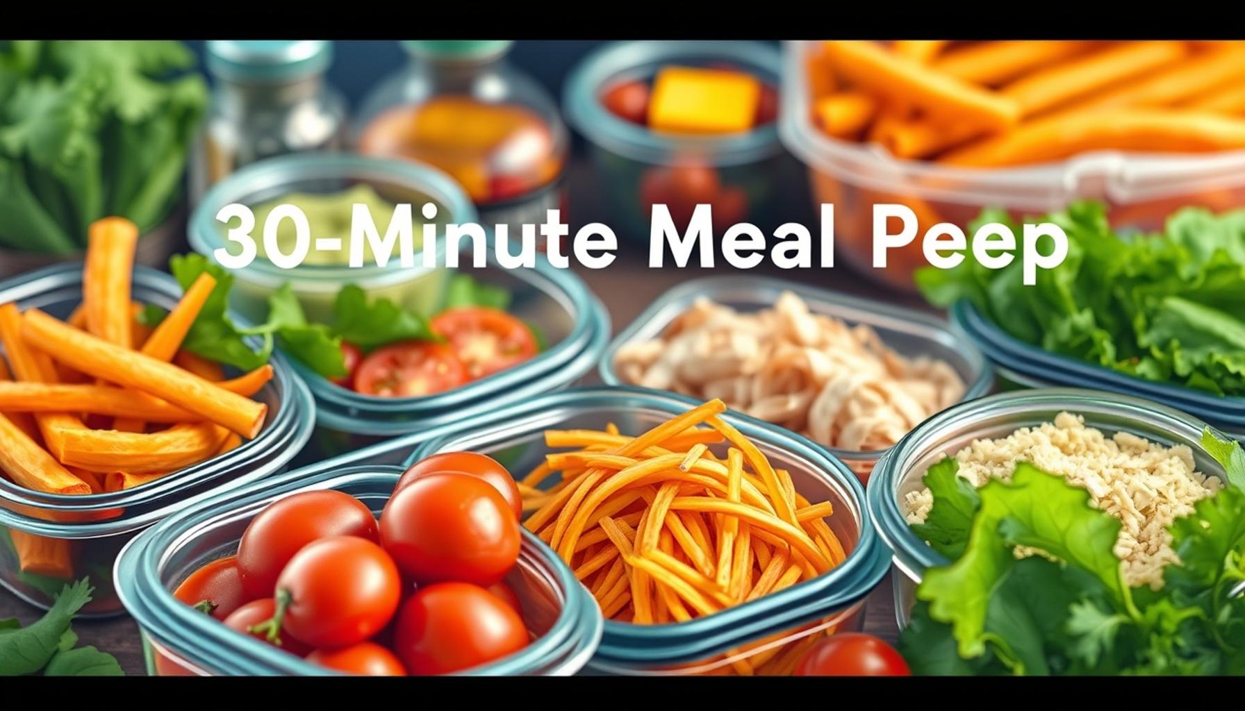 30-Minute Meal Prep Ideas for Weekly Lunches