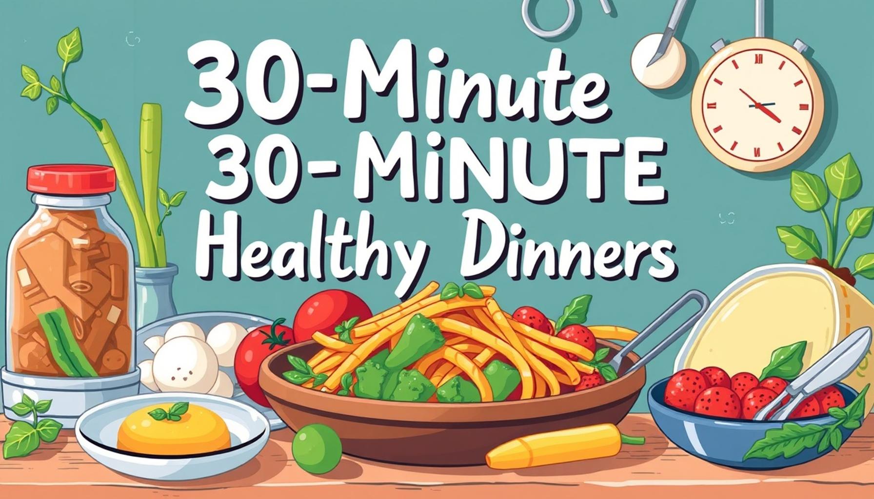 30-Minute Healthy Dinners: Nutritious and Affordable Recipes